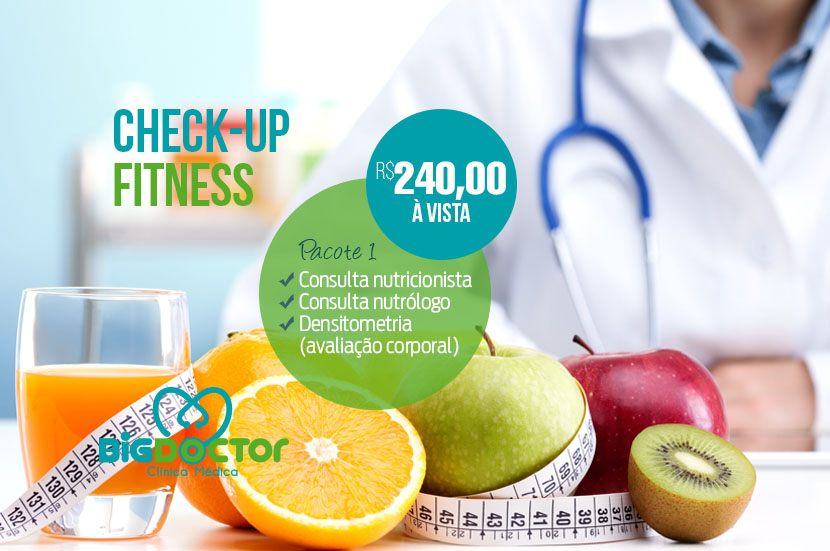 Pacote promocional Check-up Fitness