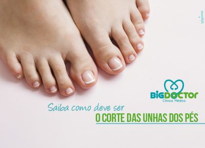 Saiba como deve ser o corte das unhas dos pés