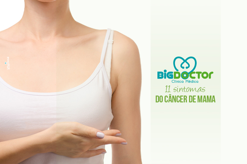11 sintomas do câncer de mama