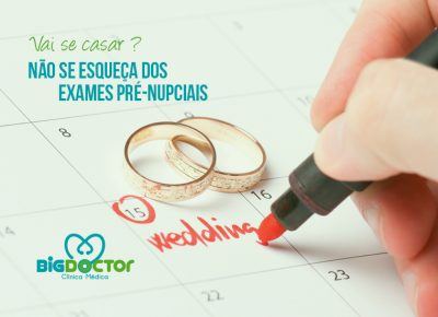 Vai se casar? Não se esqueça dos exames Pré-Nupciais