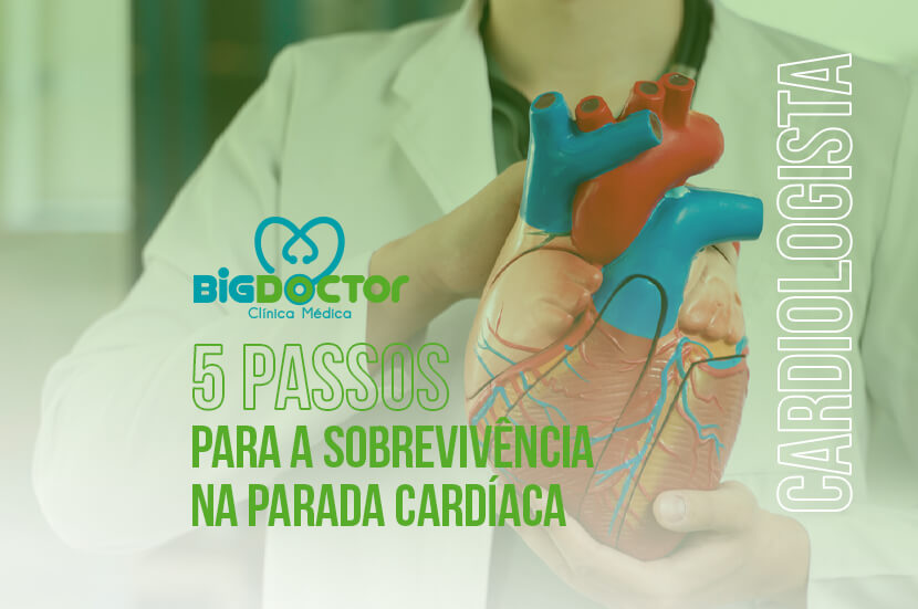 5 passos para a sobrevivência na parada cardíaca