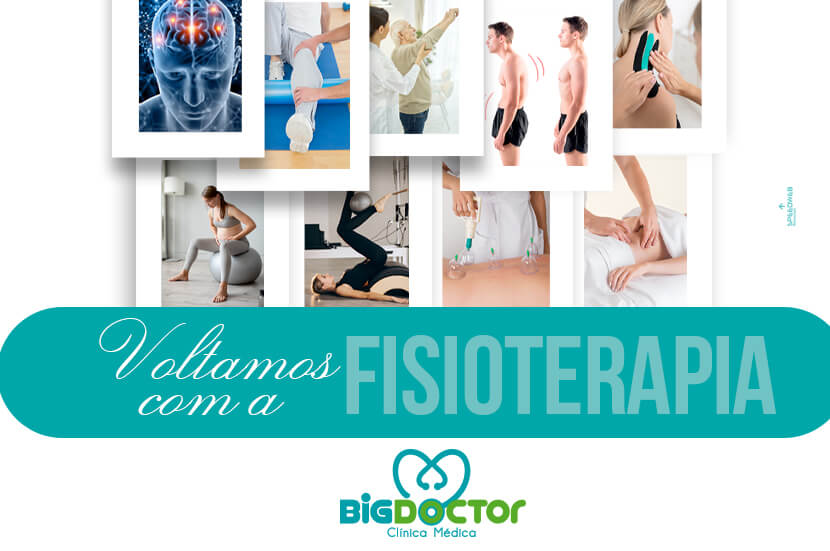 Voltamos com a Fisioterapia