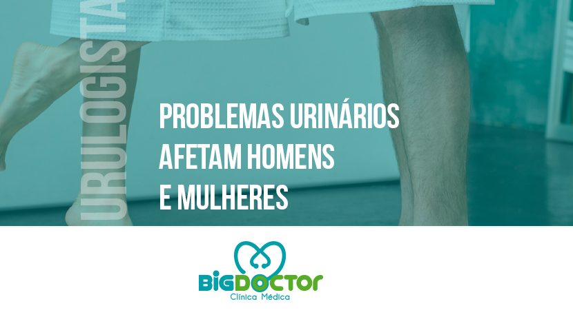 Problemas urinários afetam Homens e Mulheres